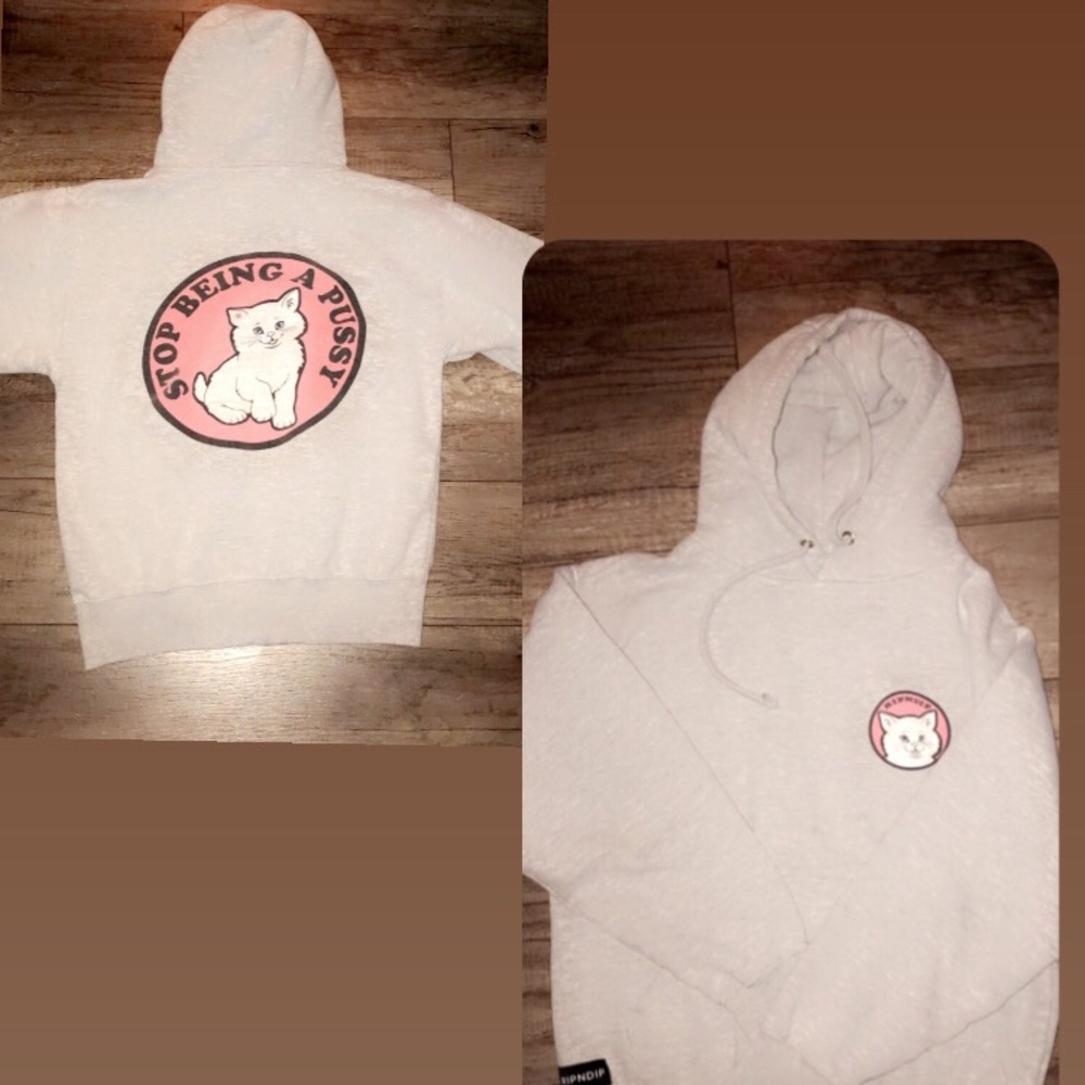 Grey RIPNDIP hoodie